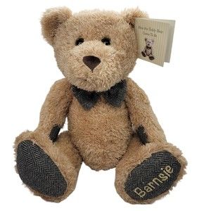 Kids Preferred Barnsie Teddy Bear Plush Stuffed Animal Barnes & Noble 12"